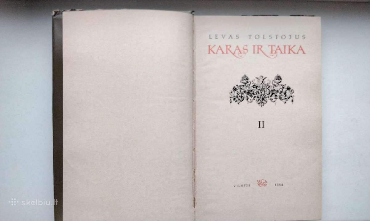 L. Tolstojus. Karas ir taika. 2,3,4 tomai. 1968 m. - nuotraukos Nr. 3