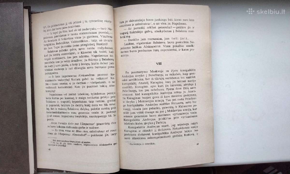 L. Tolstojus. Karas ir taika. 2,3,4 tomai. 1968 m. - nuotraukos Nr. 11