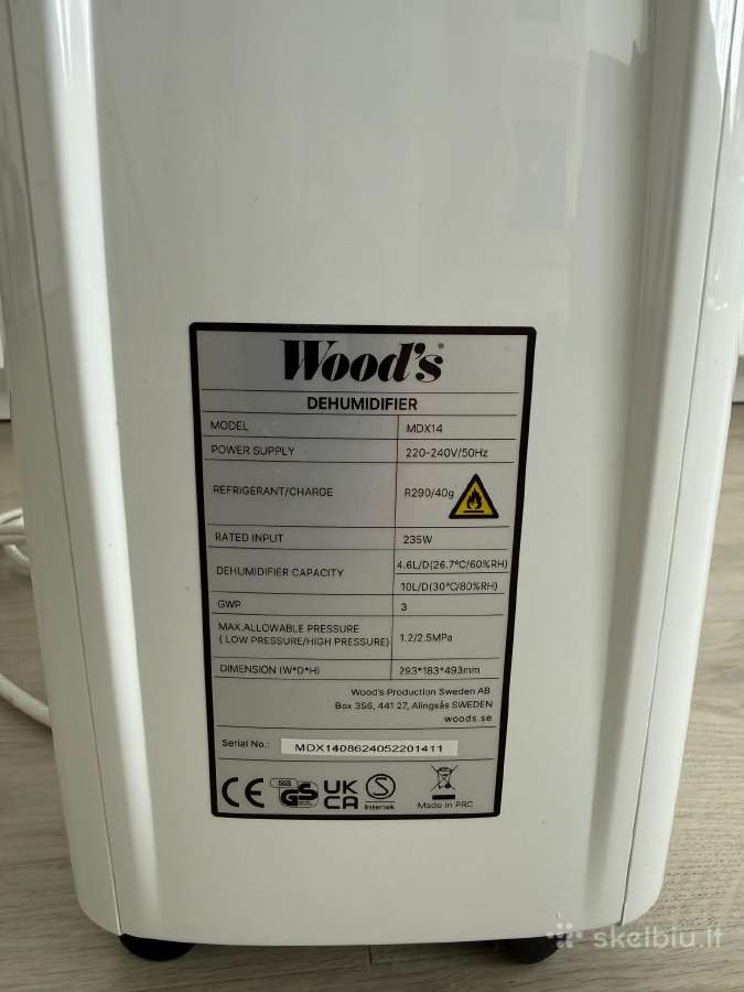Drėgmės surinkėjas Woods Mdx14 - nuotraukos Nr. 4