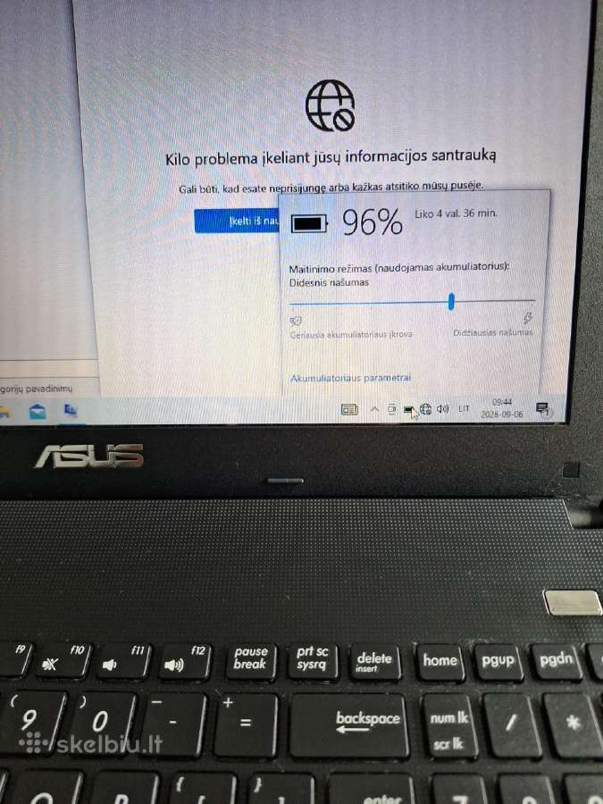 Asus X501a i3 / 4 GB / 320 GB / nauja baterija - nuotraukos Nr. 7