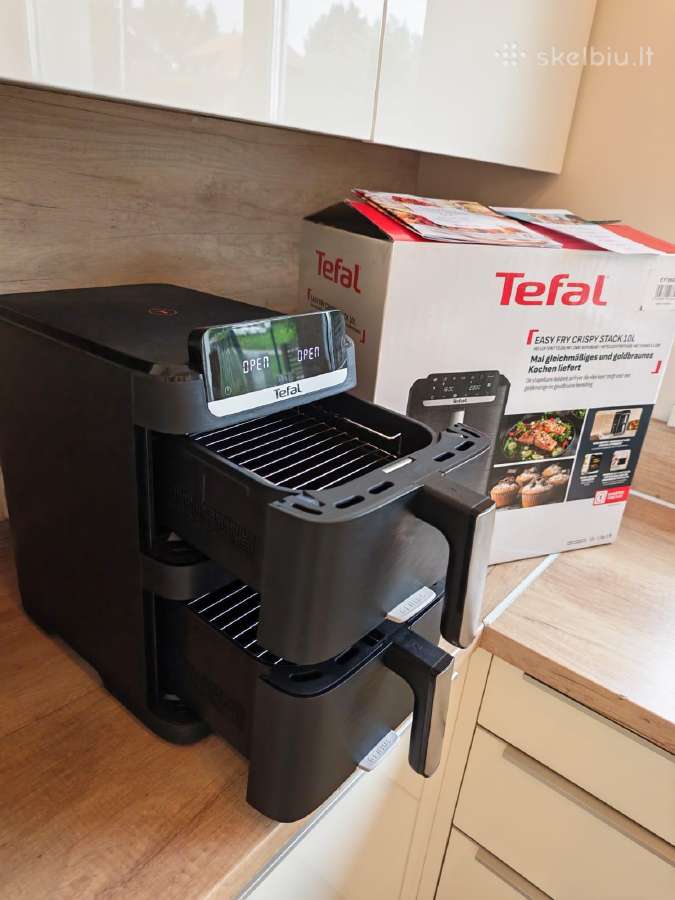Tefal Easy Fry Chrispy stack 10l oro gruzdintuvė - nuotraukos Nr. 5
