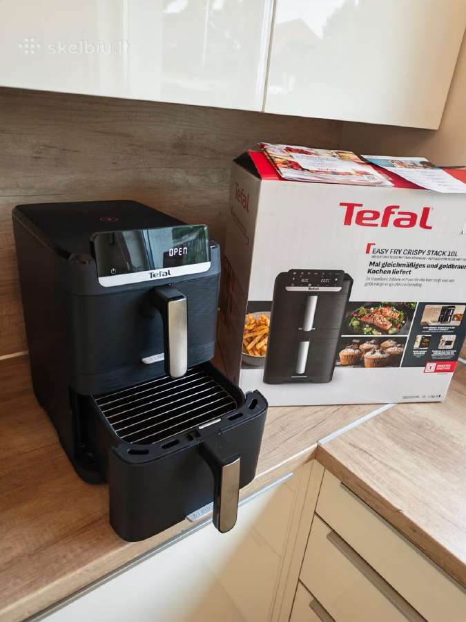 Tefal Easy Fry Chrispy stack 10l oro gruzdintuvė - nuotraukos Nr. 6