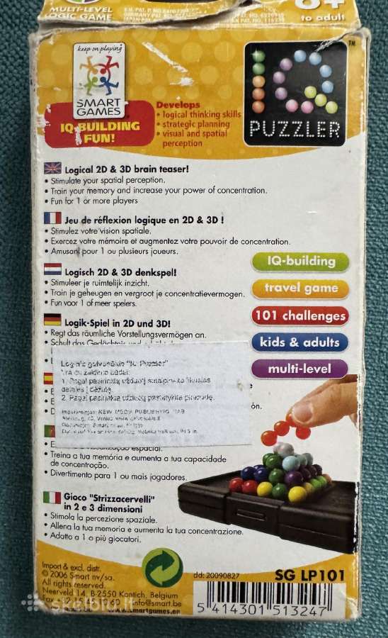 Smart Games“ Iq dėlionės galvosūkis - nuotraukos Nr. 5