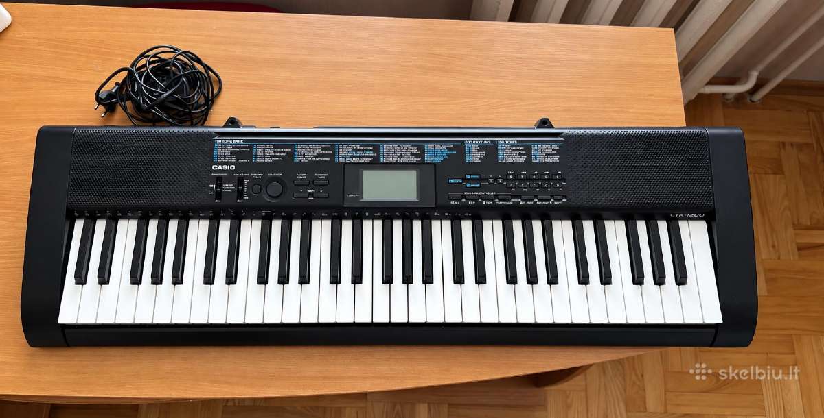 Casio Ctk-1200 elektrinis sintezatorius - nuotraukos Nr. 2