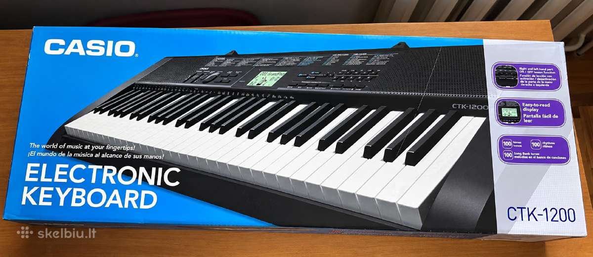 Casio Ctk-1200 elektrinis sintezatorius - nuotraukos Nr. 3