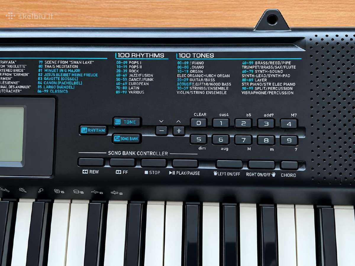 Casio Ctk-1200 elektrinis sintezatorius - nuotraukos Nr. 4