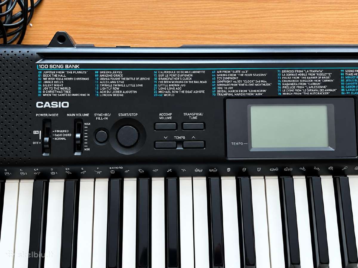 Casio Ctk-1200 elektrinis sintezatorius - nuotraukos Nr. 5