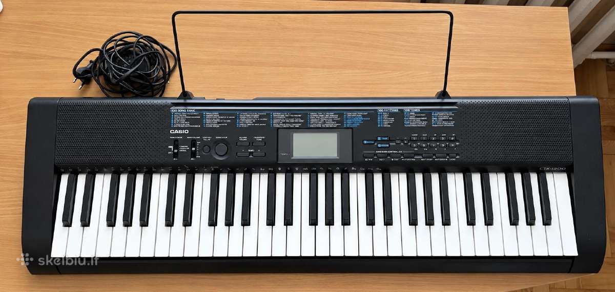 Casio Ctk-1200 elektrinis sintezatorius - nuotraukos Nr. 6