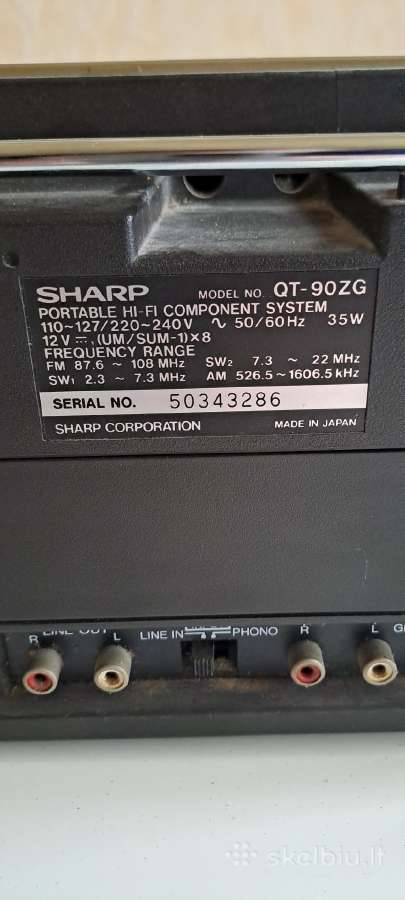 Sharp Qt-90zg - nuotraukos Nr. 5