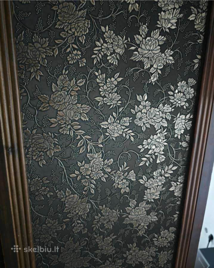 Išskirtinė 4-ių dalių vintage medinė širma - nuotraukos Nr. 7