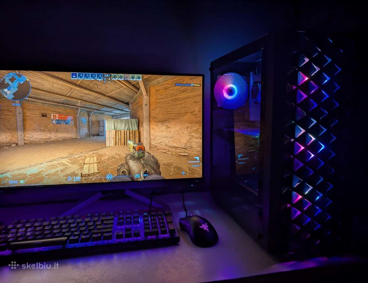 Pilnas žaidimų-mokslų Pc komplektas,12 mėn garanti - nuotraukos Nr. 5