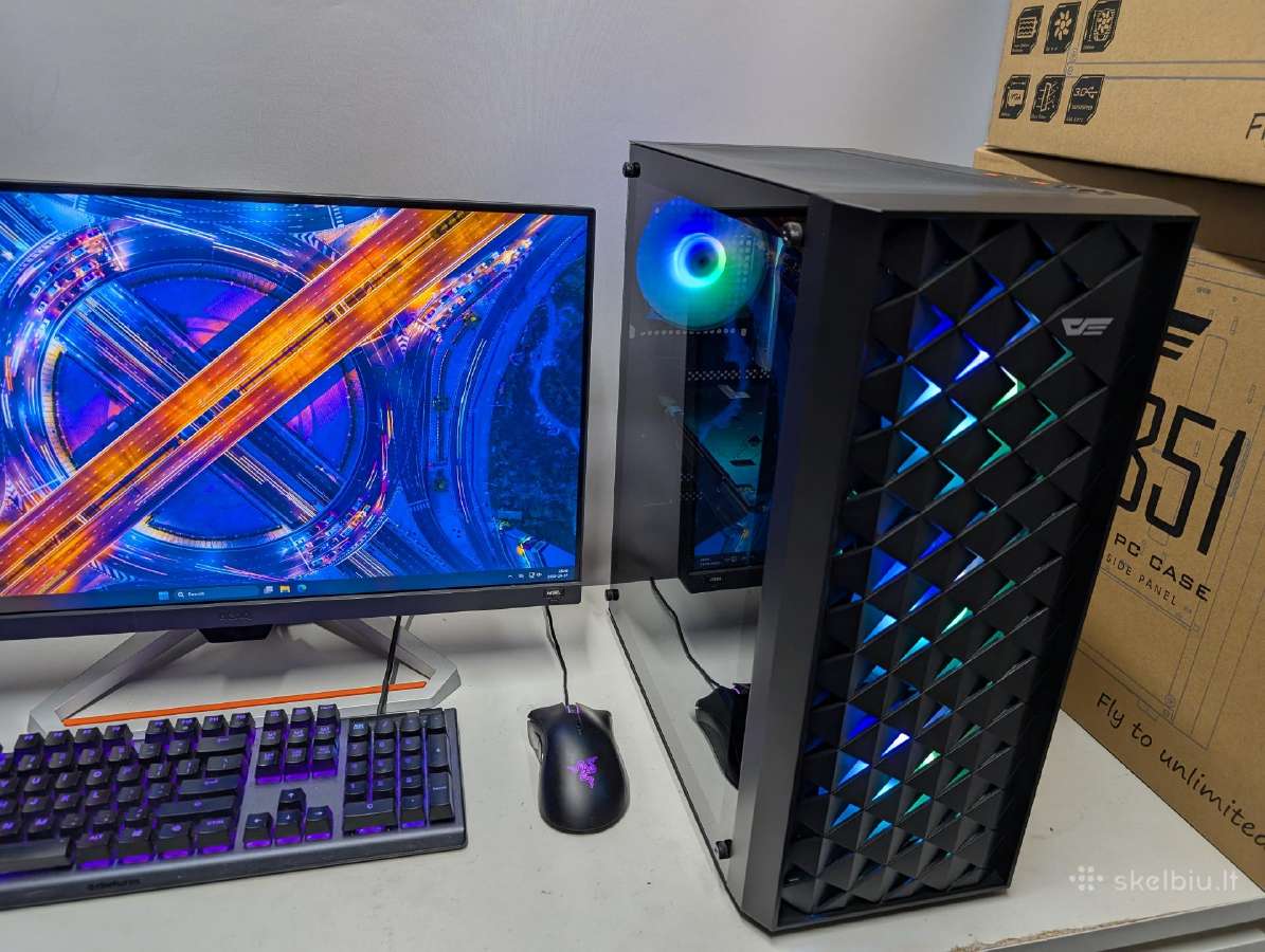 Pilnas žaidimų-mokslų Pc komplektas,12 mėn garanti - nuotraukos Nr. 10