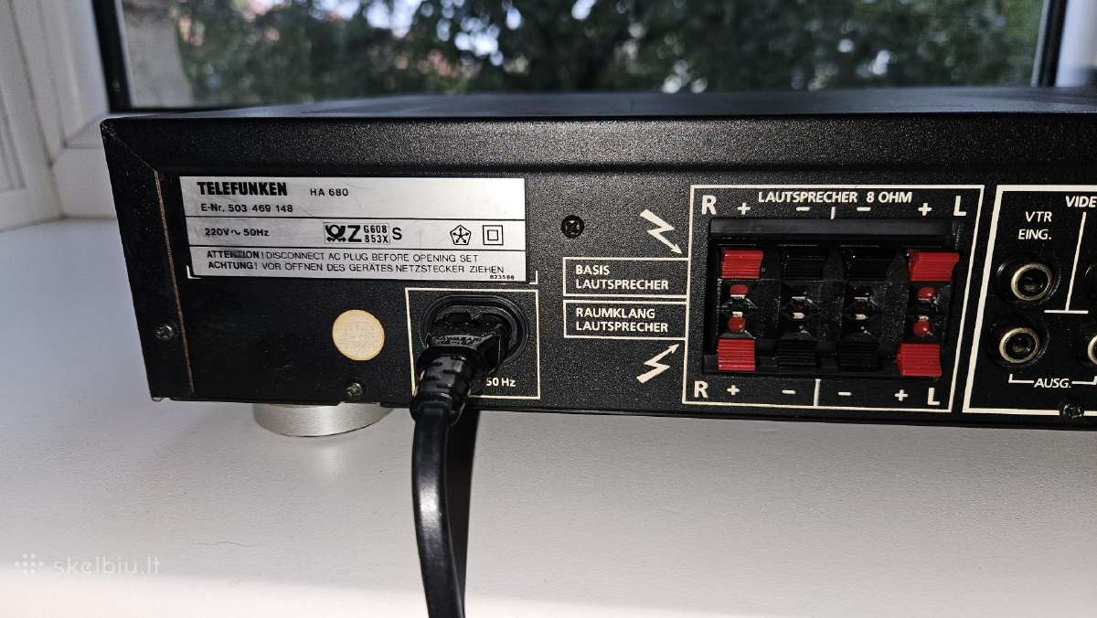 Garso stiprintuvas Telefunken Ha680 - nuotraukos Nr. 7