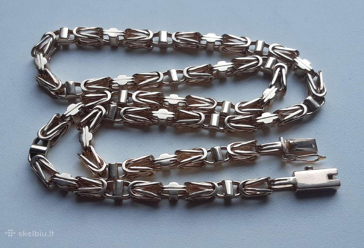 Karališkas Pitonas auksine grandinele 102,6gr - nuotraukos Nr. 2