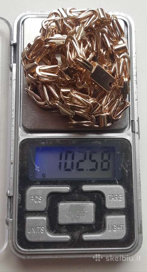 Karališkas Pitonas auksine grandinele 102,6gr - nuotraukos Nr. 9