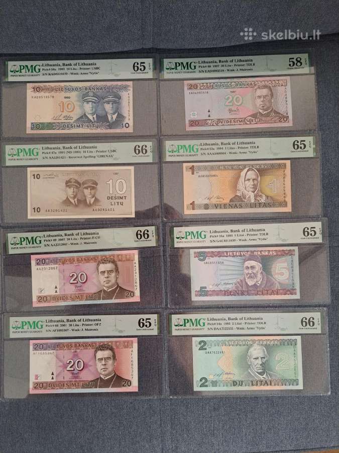 Banknotai, Monetos. - nuotraukos Nr. 3
