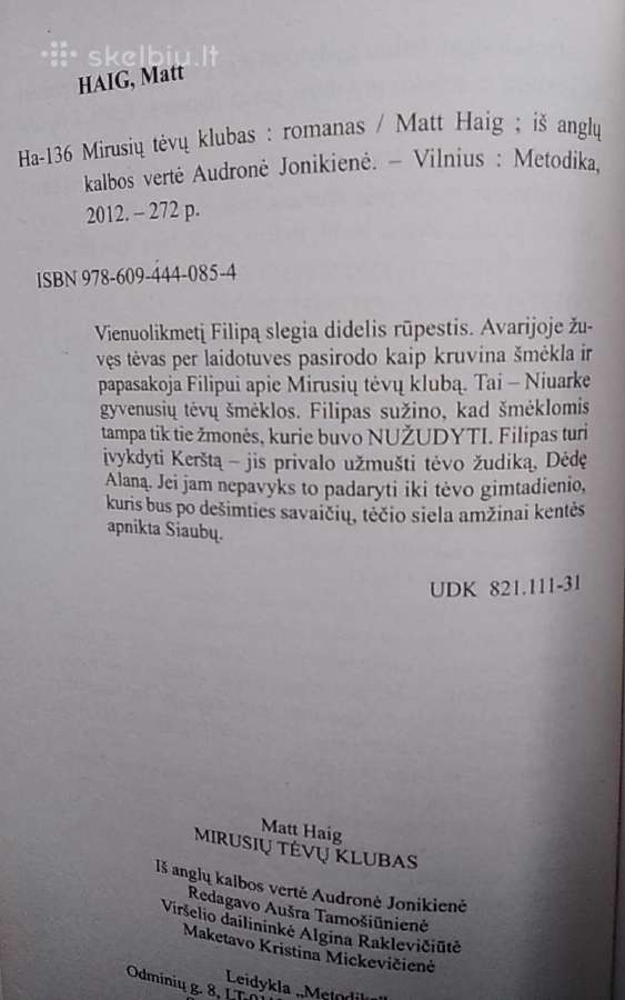 Mirusių tėvų kluba - nuotraukos Nr. 3