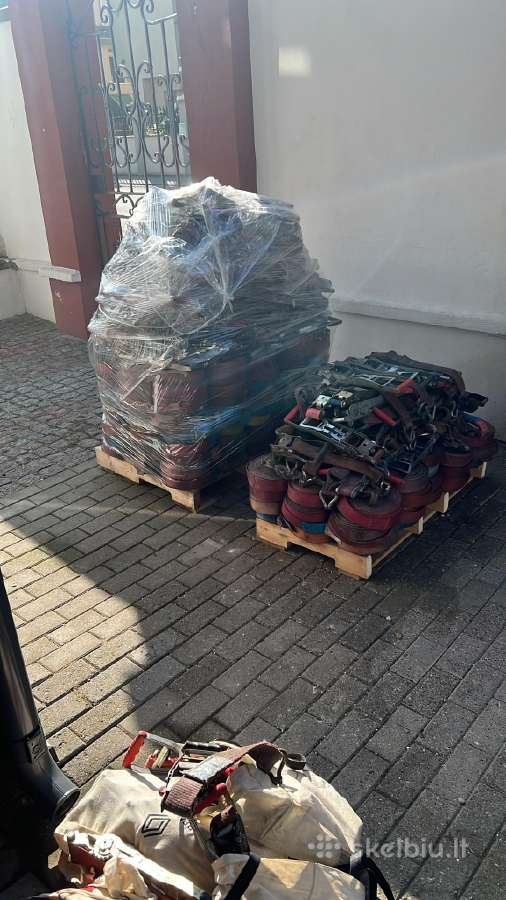 Krovinio tvirtinimo diržai su terkšlėmis , 3 eur. - nuotraukos Nr. 2