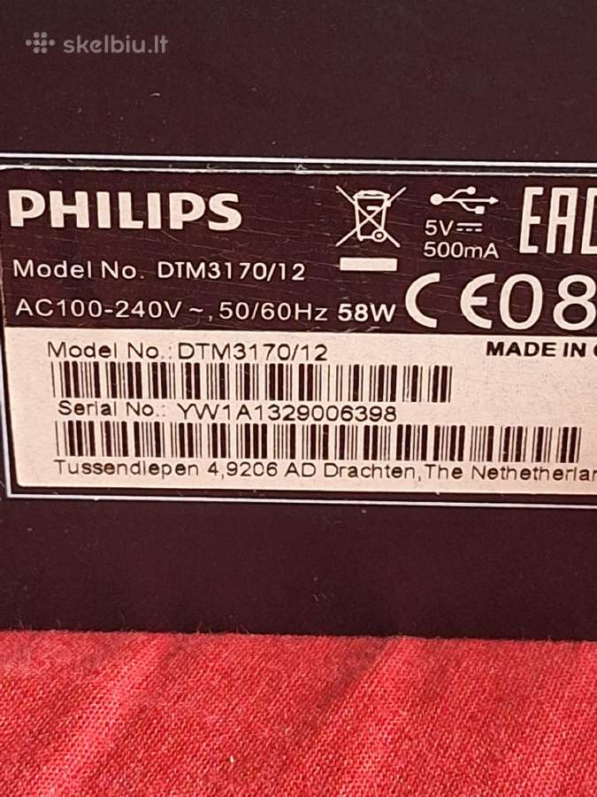 Philips kolonėlės. Nuo centro Dtm3170 . - nuotraukos Nr. 5