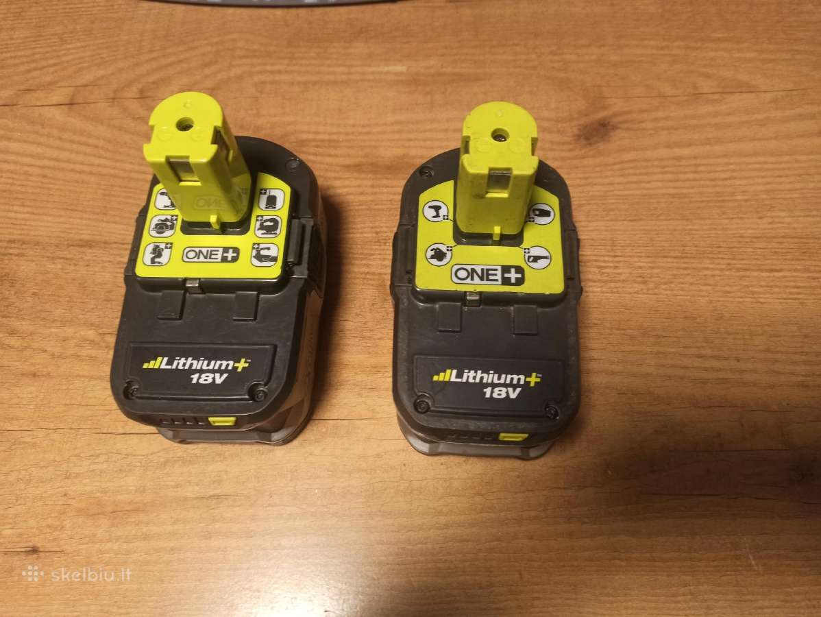 Ryobi 18v 4ah akumuliatoriai - nuotraukos Nr. 2
