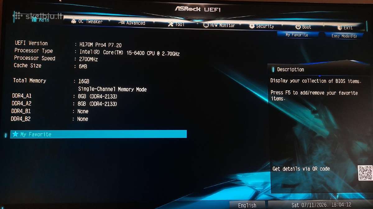 I5 / Rx / H170m - nuotraukos Nr. 5
