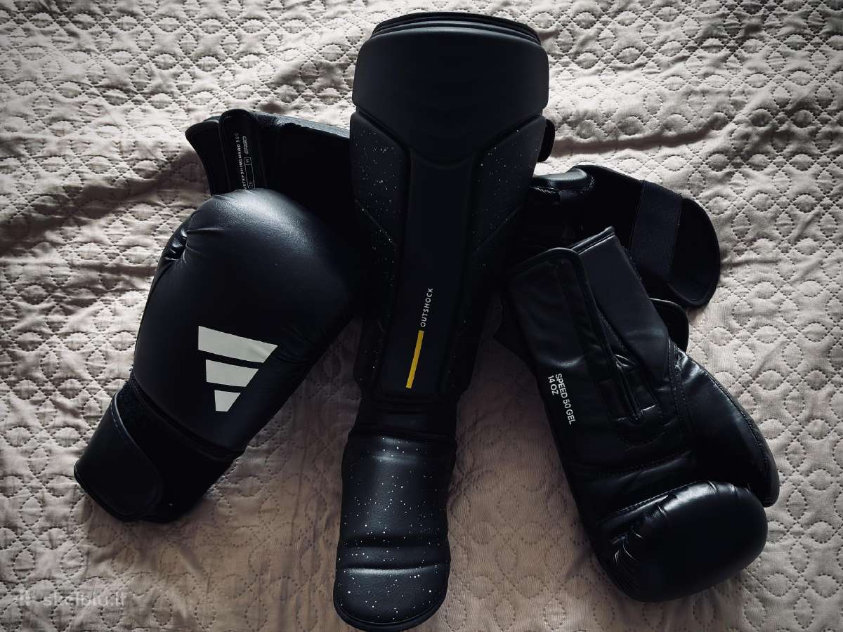 Outshock bokso pirštinės 14 Oz + kojų apsaugos M - nuotraukos Nr. 3