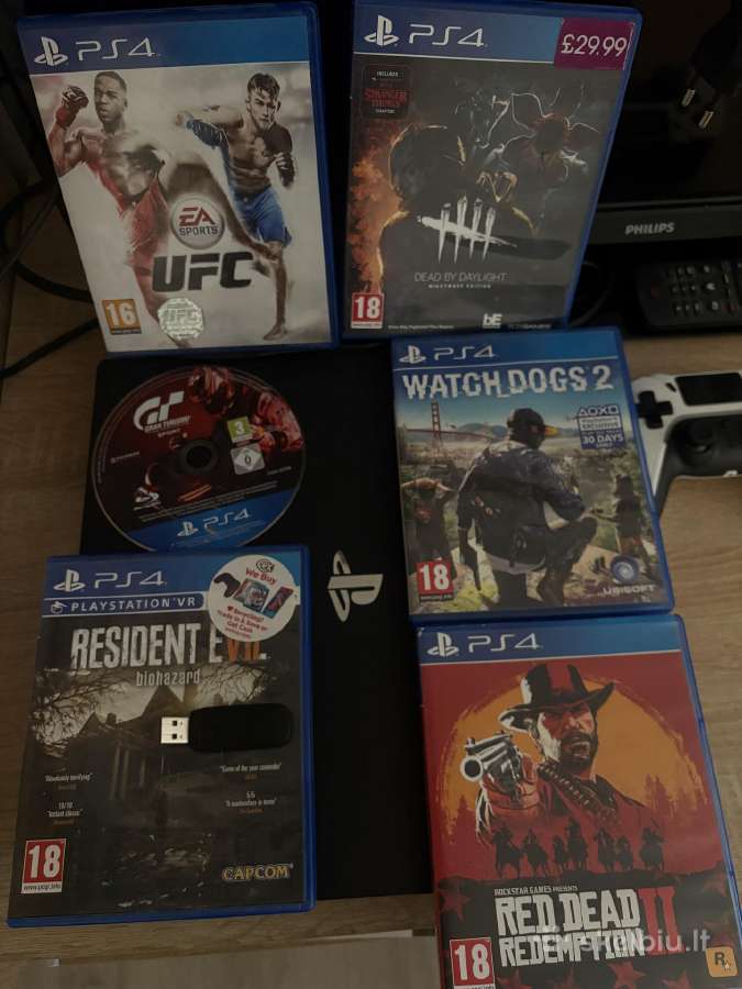 Parduodamas Ps4 1 TB žaidimų konsolės komplektas - nuotraukos Nr. 11