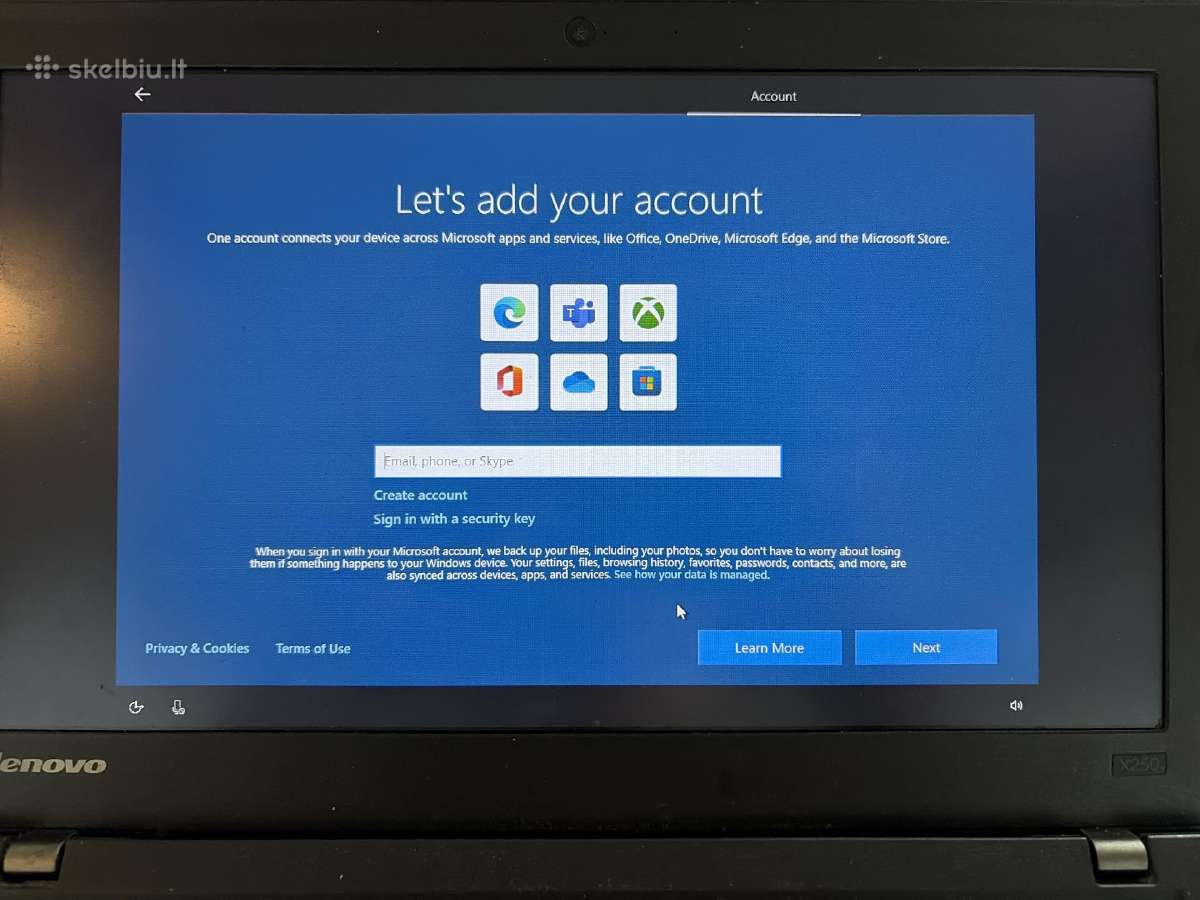 Lenovo Thinkpad X250 - nuotraukos Nr. 2