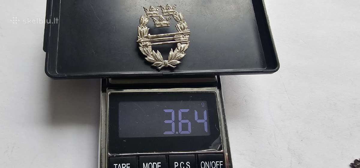 Sidabrinis zenkliukas + bronzinis - nuotraukos Nr. 3