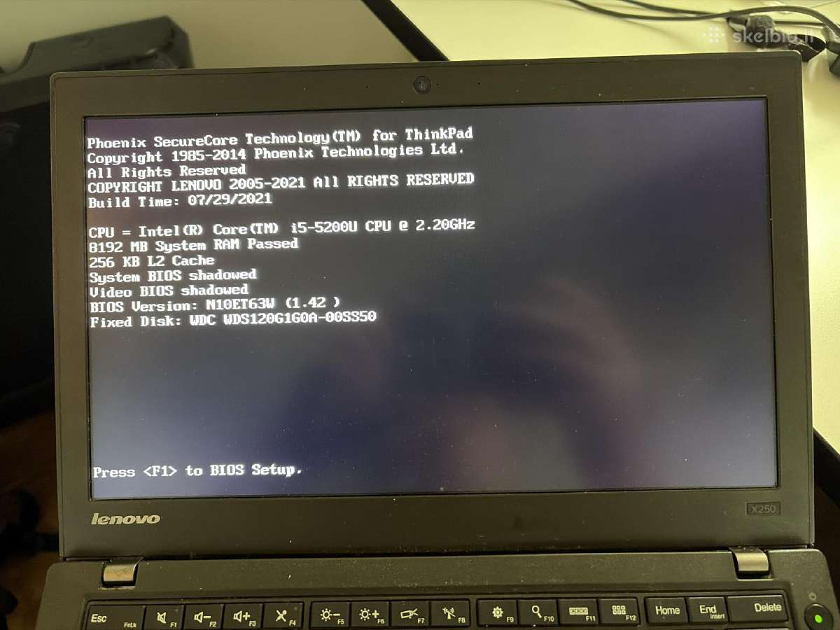 Lenovo Thinkpad X250 - nuotraukos Nr. 7