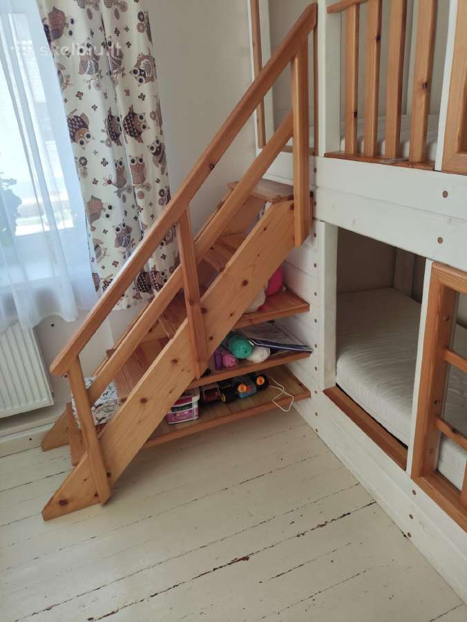 Dviaukštė vaikiška lova - nuotraukos Nr. 4