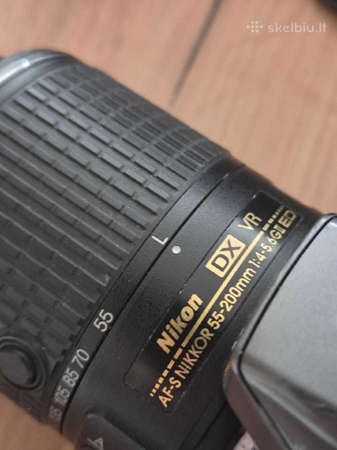 Nikon D3300 + 18-55 Vr II + 55-200 Vr II - nuotraukos Nr. 2