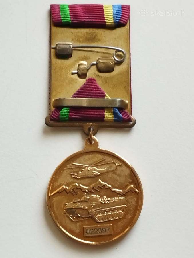 Ukrainos medalis 1989 m. Afganistano dalyviui - nuotraukos Nr. 6