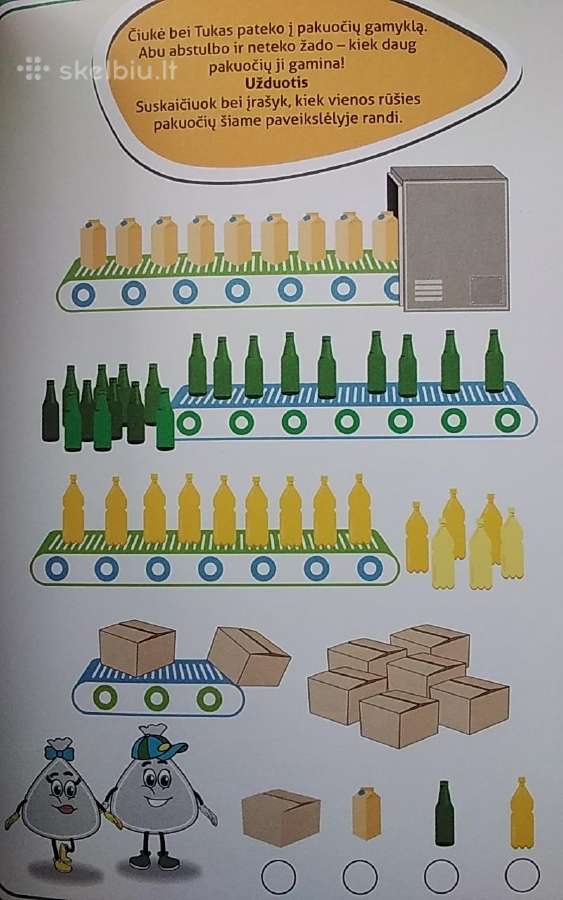 Galvočiukė Čiukė ir Rūšiuotukas Tukas pakuočių kel - nuotraukos Nr. 3