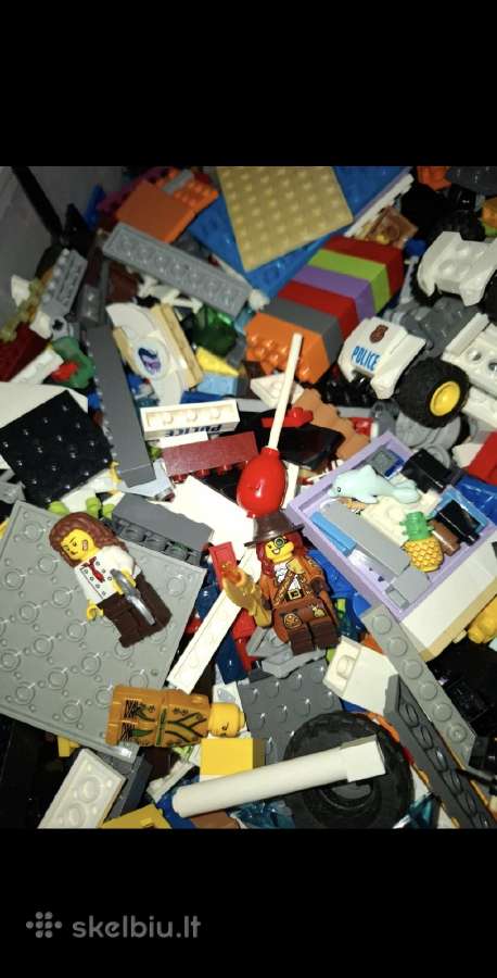 Dėžė kaladėlių Lego ir ne tik - nuotraukos Nr. 3
