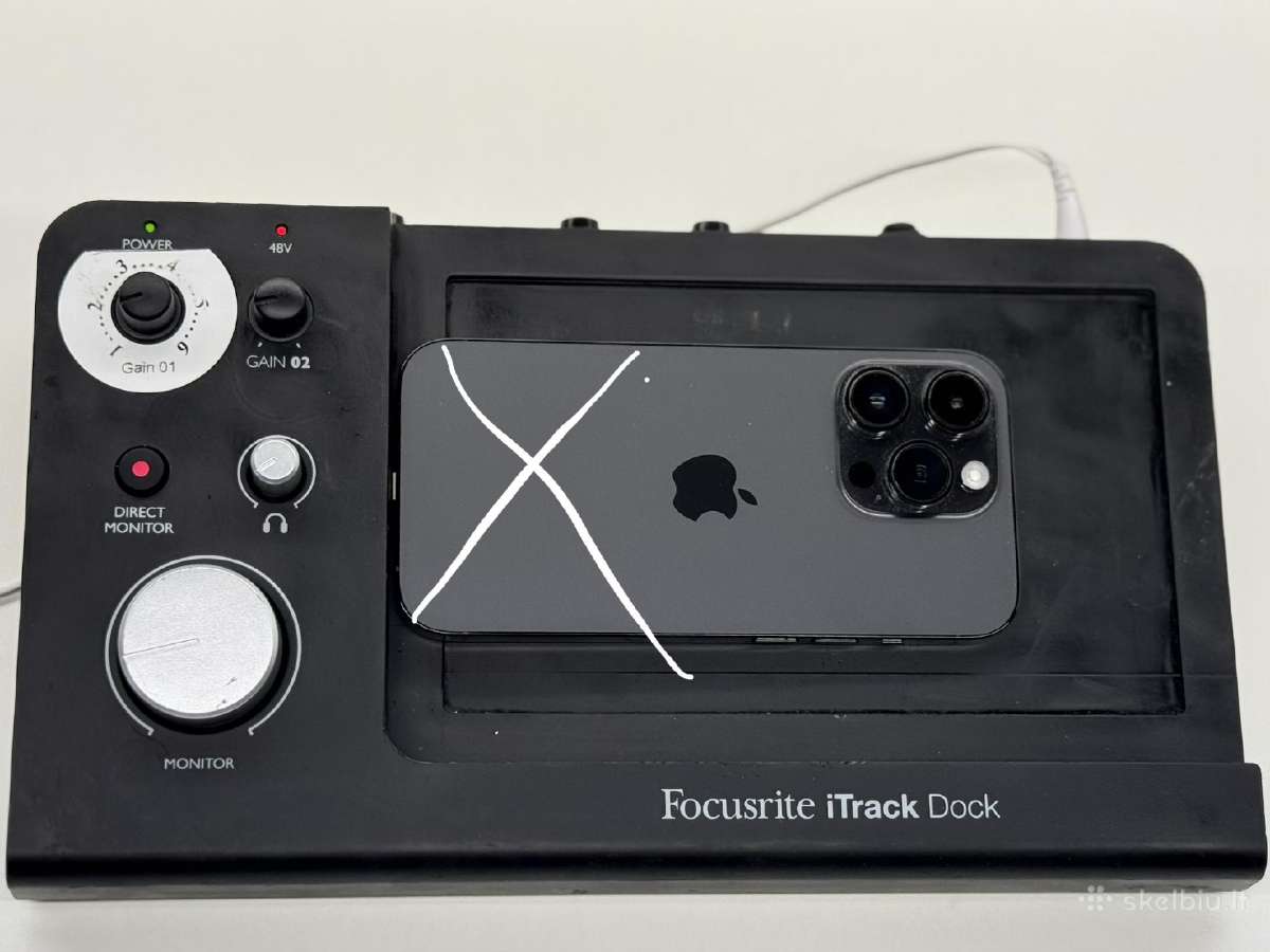 Focusrite itrack Dock, garso plokštė iPad - nuotraukos Nr. 3
