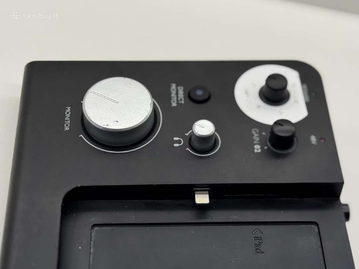 Focusrite itrack Dock, garso plokštė iPad - nuotraukos Nr. 4