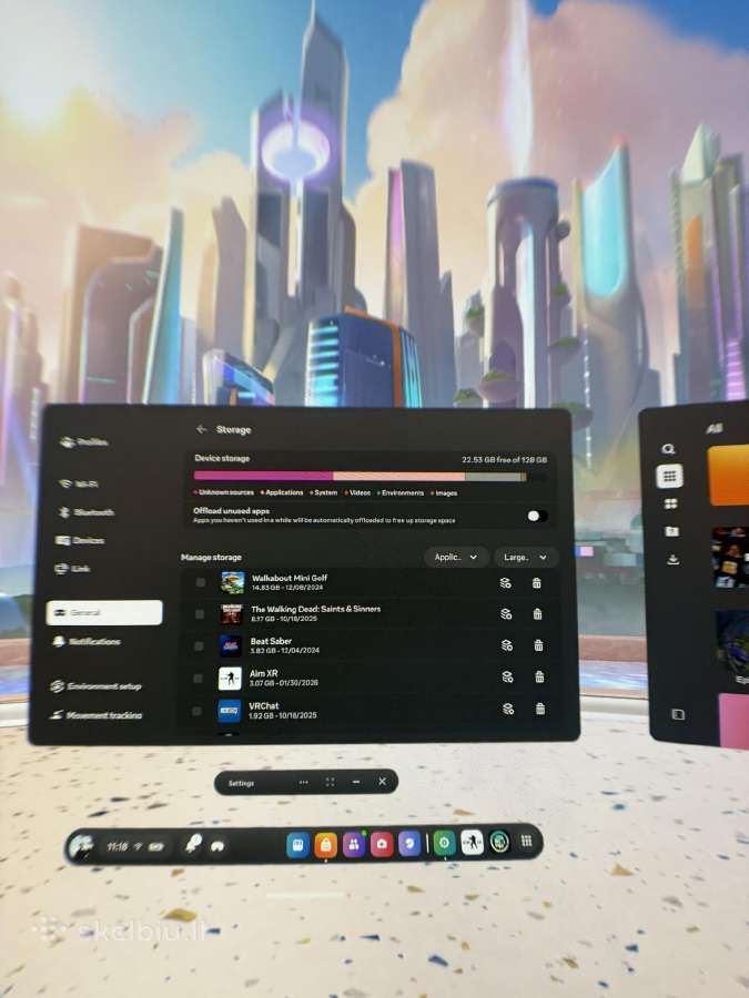 Meta Quest 3 128gb + Bobo Vr S3 pro head strap - nuotraukos Nr. 5