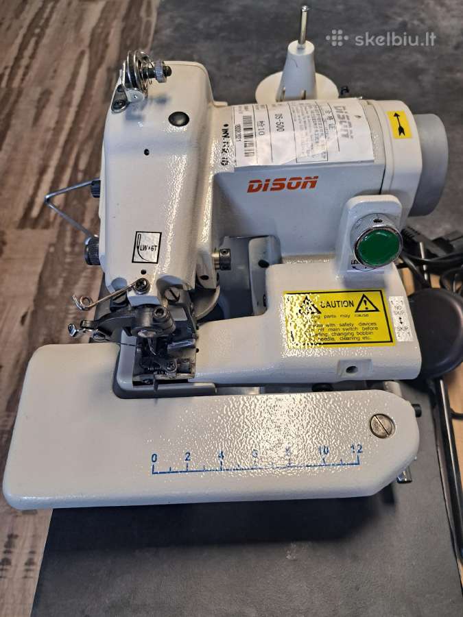 Dison DS-500 paslėpto dygsnio siuvimo mašina - nuotraukos Nr. 5