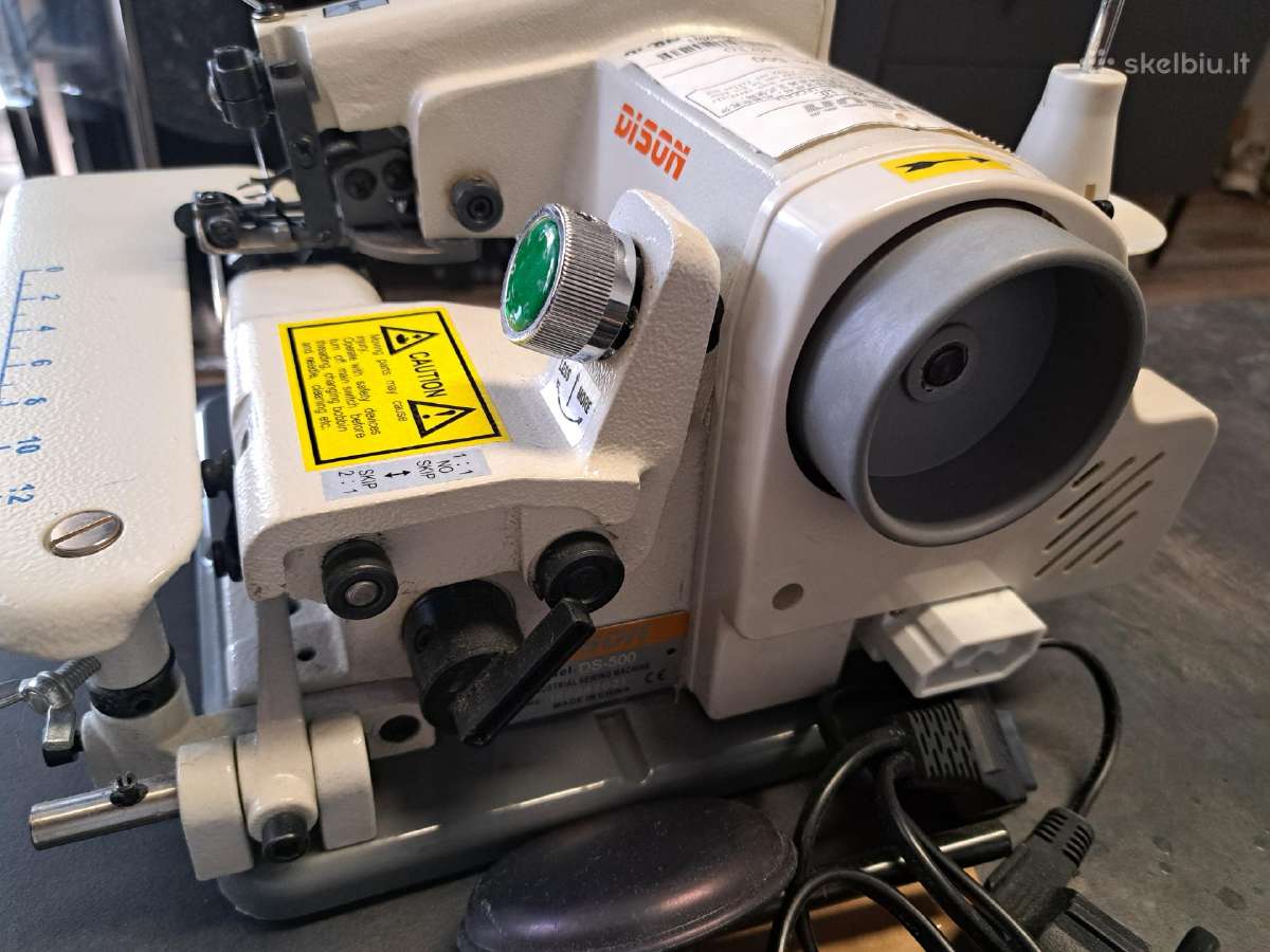 Dison DS-500 paslėpto dygsnio siuvimo mašina - nuotraukos Nr. 8