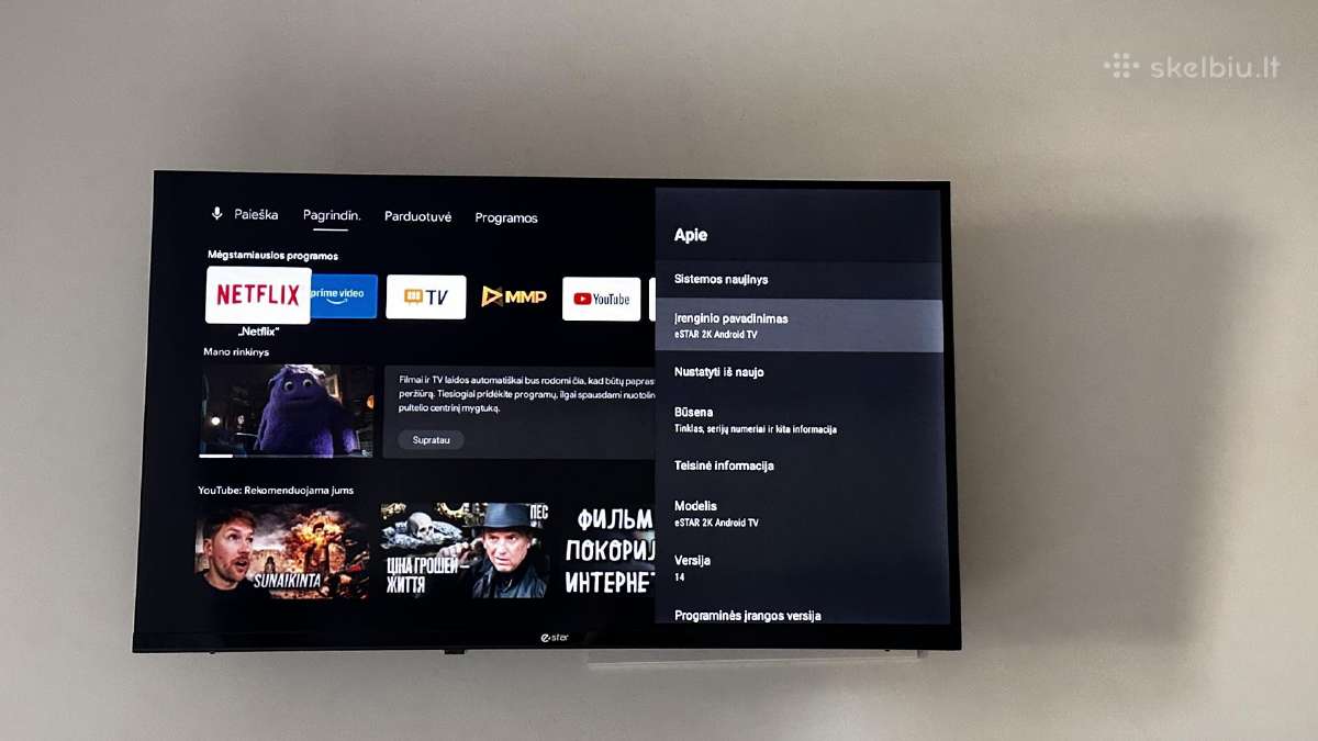 eSTAR 32 Smart TV - nuotraukos Nr. 2