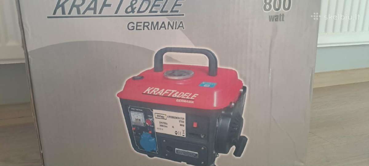 Generatorius 800 w Naujas dvitaktis - nuotraukos Nr. 5