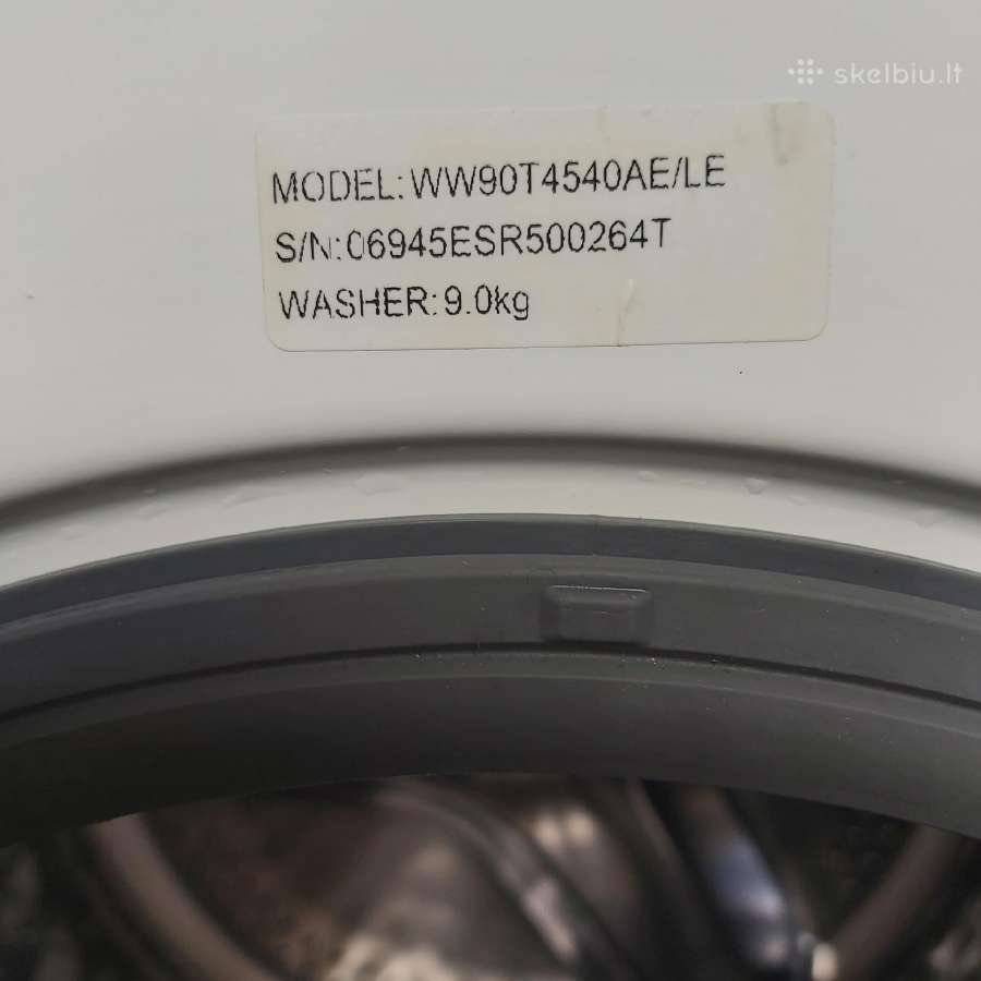 Skalbimo mašina Samsung 9 kg. - nuotraukos Nr. 6