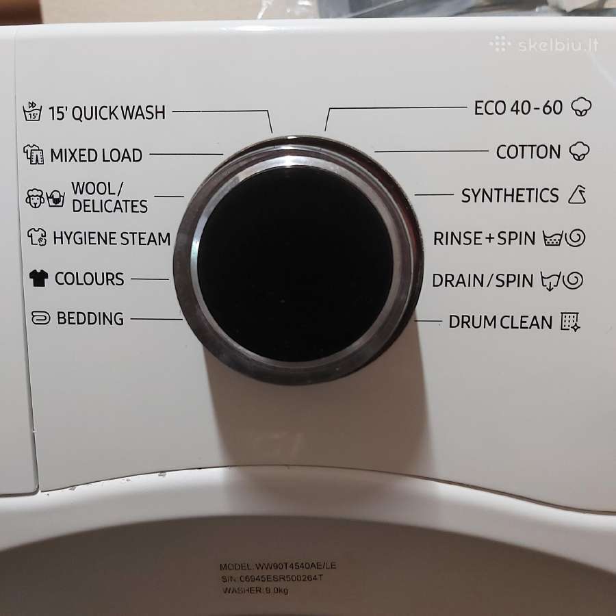 Skalbimo mašina Samsung 9 kg. - nuotraukos Nr. 8