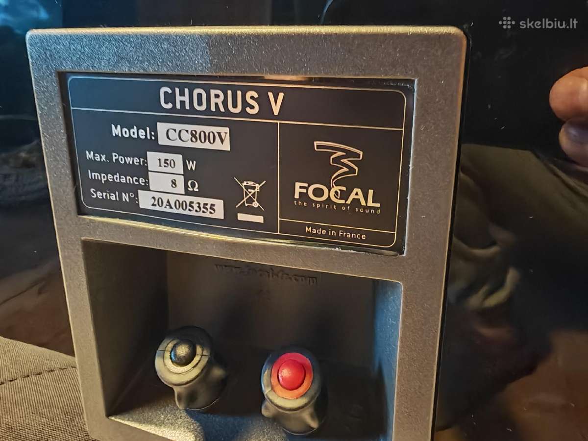 Centrinė kolonėlė Focal Chorus V - nuotraukos Nr. 6