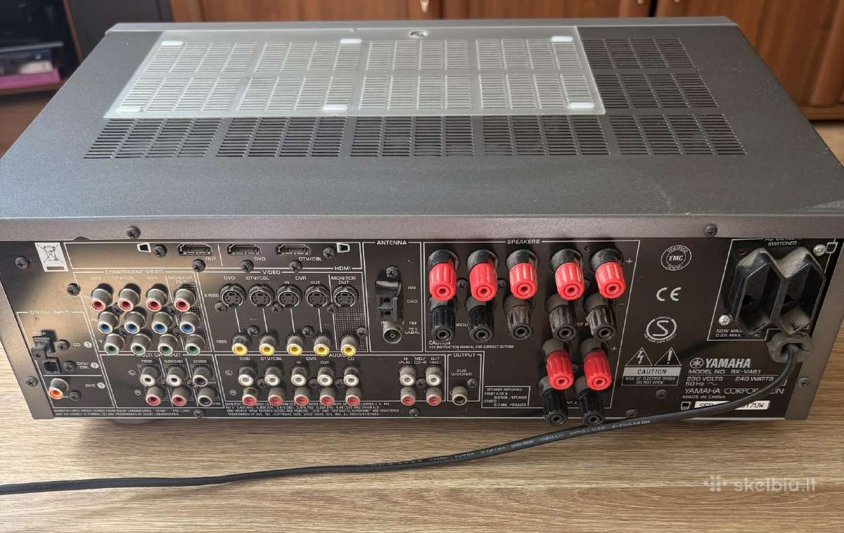 Yamaha Rx-v461 - nuotraukos Nr. 2