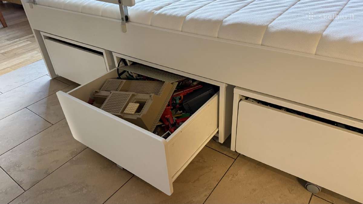Ikea lova 90x200 cm - nuotraukos Nr. 3