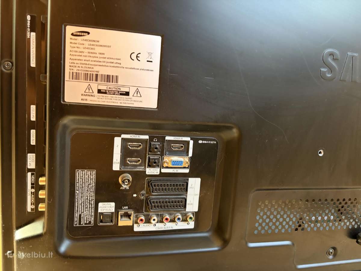 Samsung 40 colių televizorius - nuotraukos Nr. 4