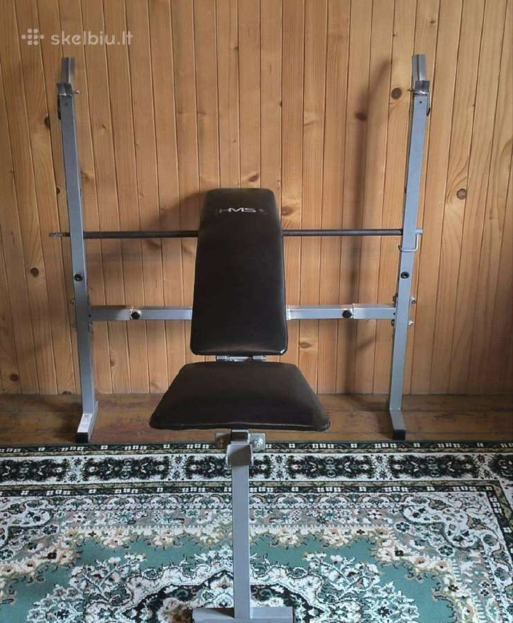 Gira 24 kg ir treniruočių suoliukas Hms - nuotraukos Nr. 2