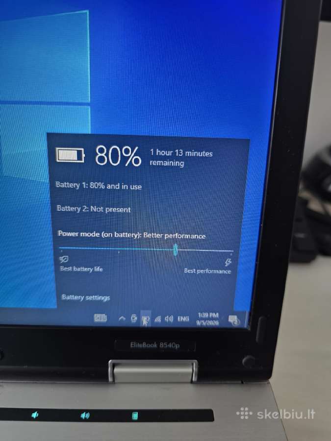 Hp Elitebook 8540p - nuotraukos Nr. 3